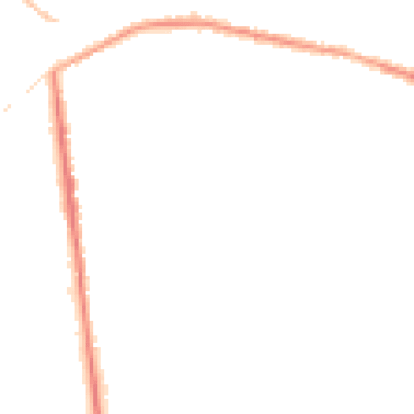 Night-time road noise heatmap for NG17 2JX