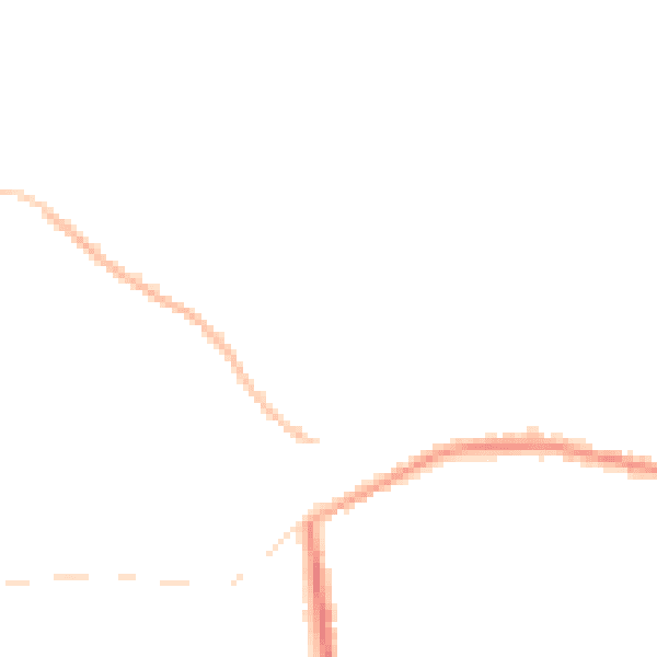 Night-time road noise heatmap for NG17 2LG