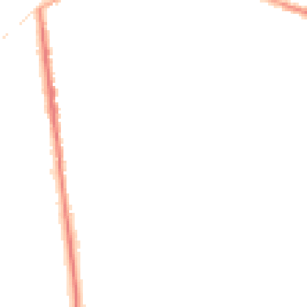 Night-time road noise heatmap for NG17 2SP