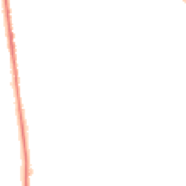 Night-time road noise heatmap for NG17 2TG