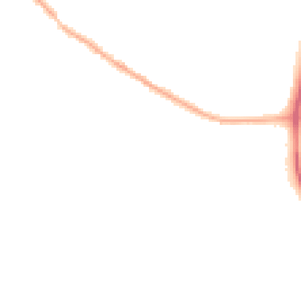 Night-time road noise heatmap for NG17 3DQ