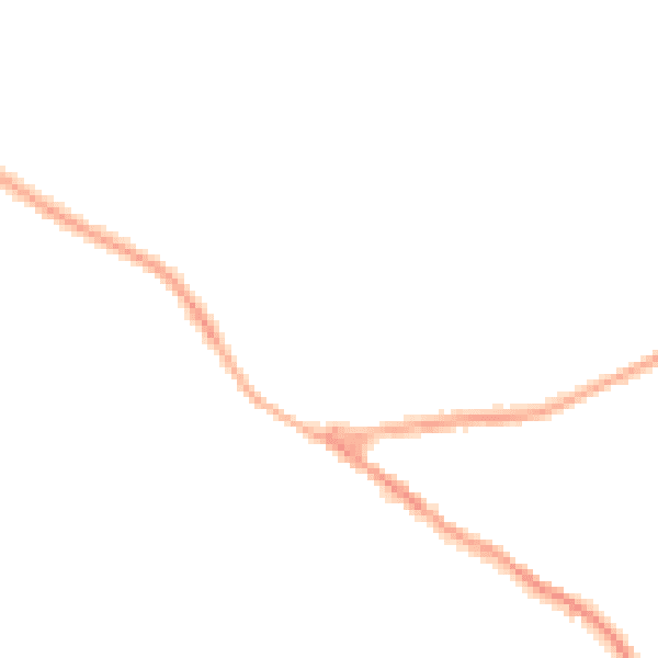 Night-time road noise heatmap for NG17 3GU