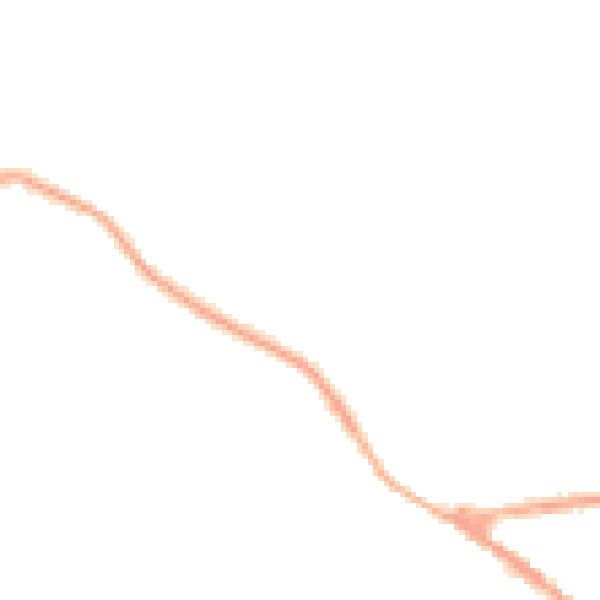 Night-time road noise heatmap for NG17 3HH