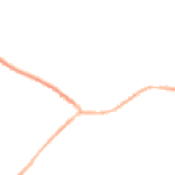 Night-time road noise heatmap for NG17 4EQ