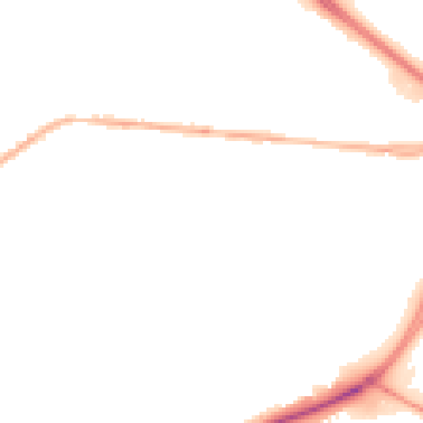 Night-time road noise heatmap for NG17 4PQ