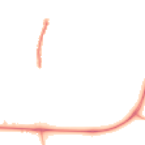 Night-time road noise heatmap for NG17 5BQ