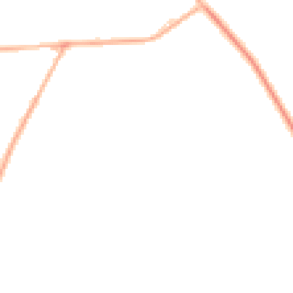 Night-time road noise heatmap for NG17 5ET