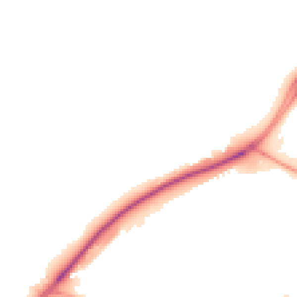 Night-time road noise heatmap for NG17 5GP