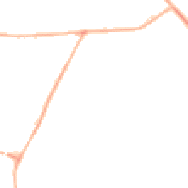 Night-time road noise heatmap for NG17 5HR