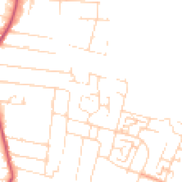 Daytime road noise heatmap for NG17 7BL