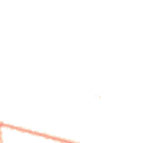 Night-time road noise heatmap for NG17 7NL
