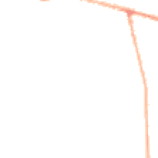 Night-time road noise heatmap for NG17 8AW