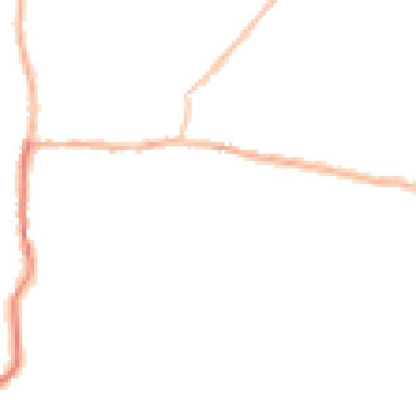 Night-time road noise heatmap for NG17 8BP