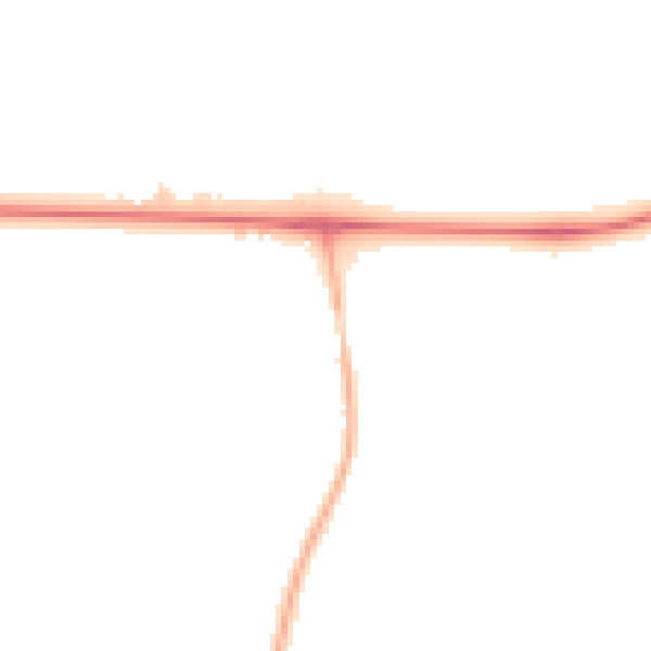 Night-time road noise heatmap for NG17 8HR