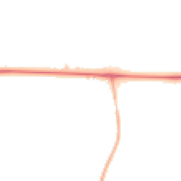 Night-time road noise heatmap for NG17 8HS