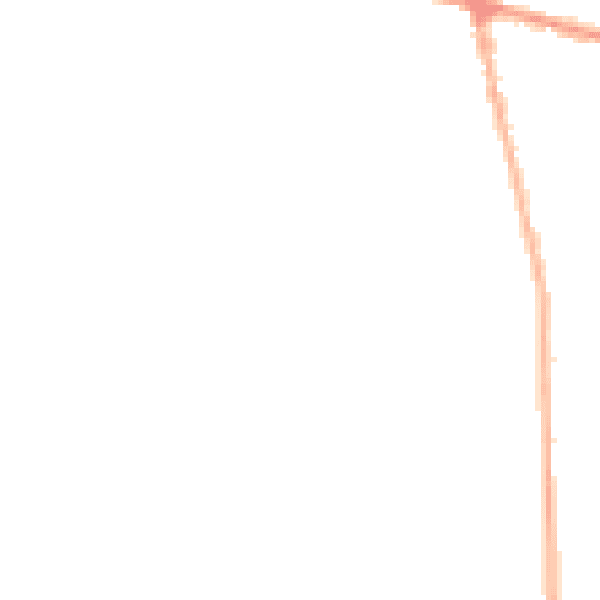 Night-time road noise heatmap for NG17 8SL