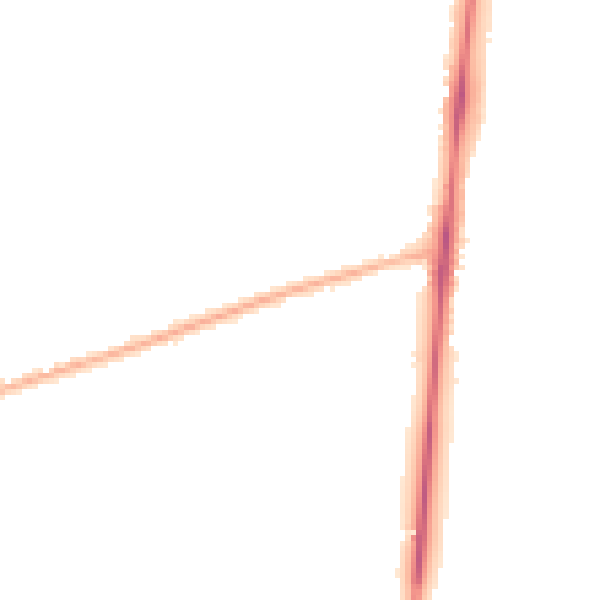 Night-time road noise heatmap for NG17 9BE