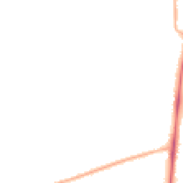 Night-time road noise heatmap for NG17 9EB