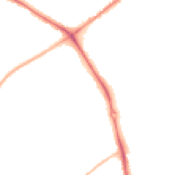 Night-time road noise heatmap for NG19 0AR