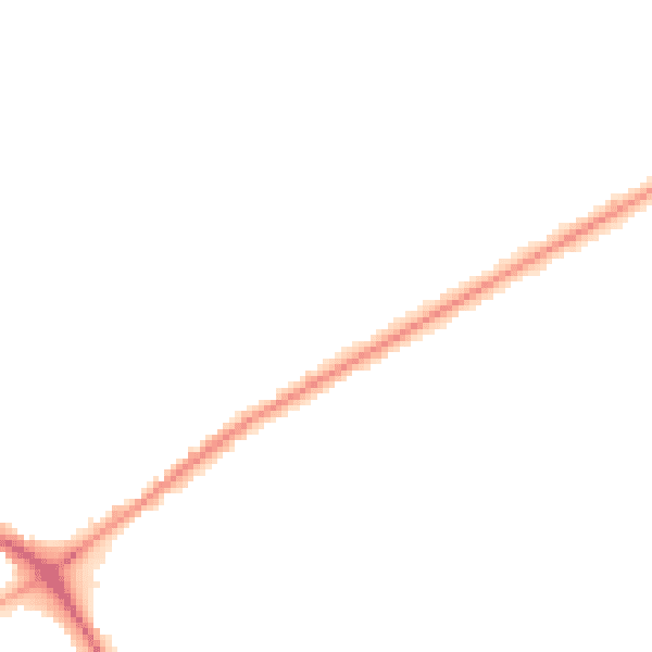 Night-time road noise heatmap for NG19 0BD