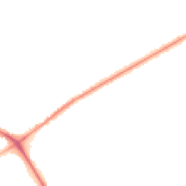 Night-time road noise heatmap for NG19 0BU