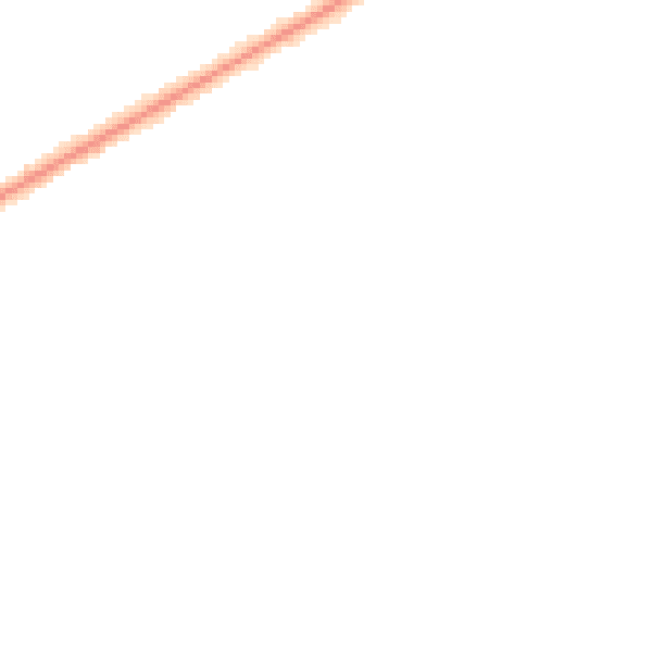 Night-time road noise heatmap for NG19 0DE