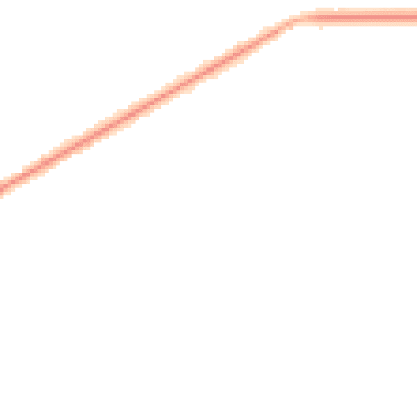 Night-time road noise heatmap for NG19 0DH