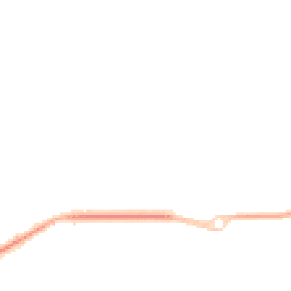 Night-time road noise heatmap for NG19 0JJ