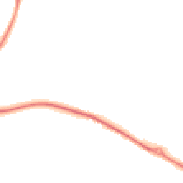 Night-time road noise heatmap for NG19 0JR