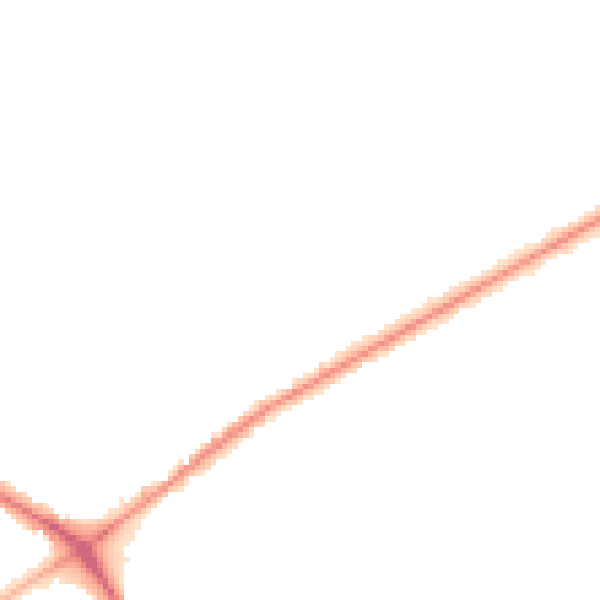 Night-time road noise heatmap for NG19 0NZ