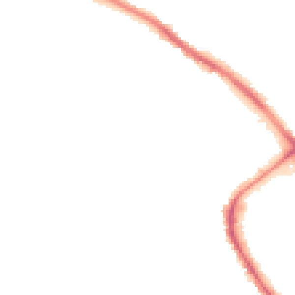 Night-time road noise heatmap for NG19 6AP