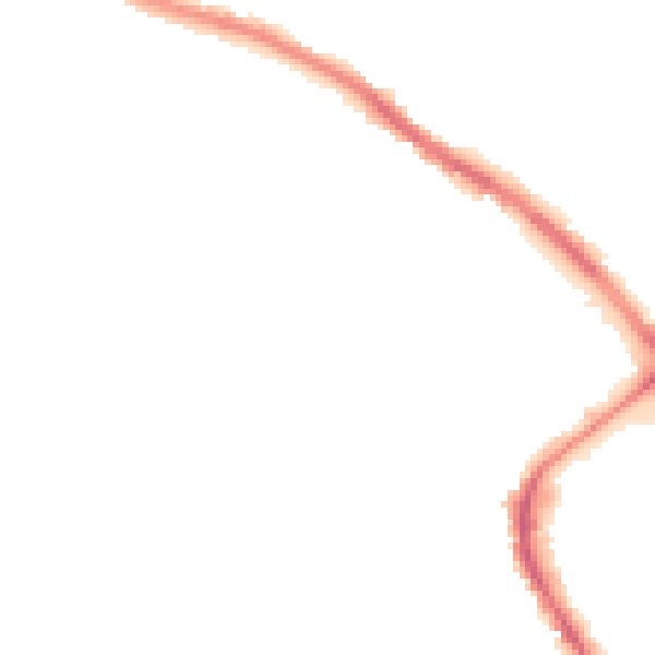 Night-time road noise heatmap for NG19 6BF