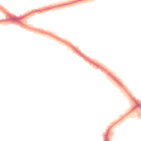 Night-time road noise heatmap for NG19 6FA
