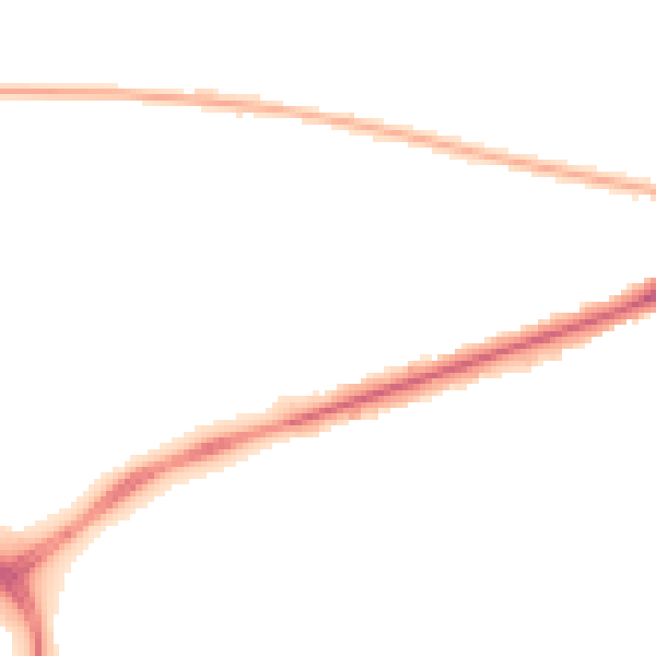 Night-time road noise heatmap for NG19 6RN