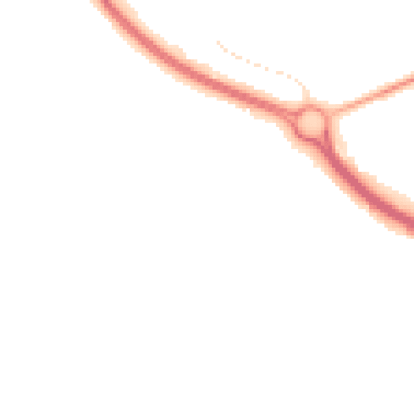 Night-time road noise heatmap for NG19 7FJ