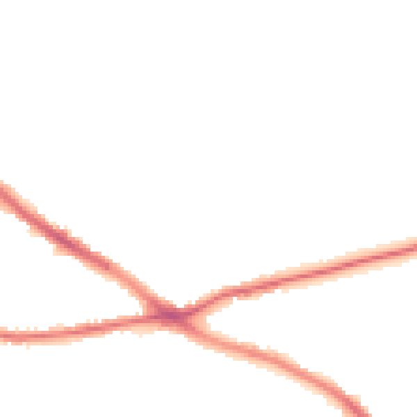 Night-time road noise heatmap for NG19 7HP