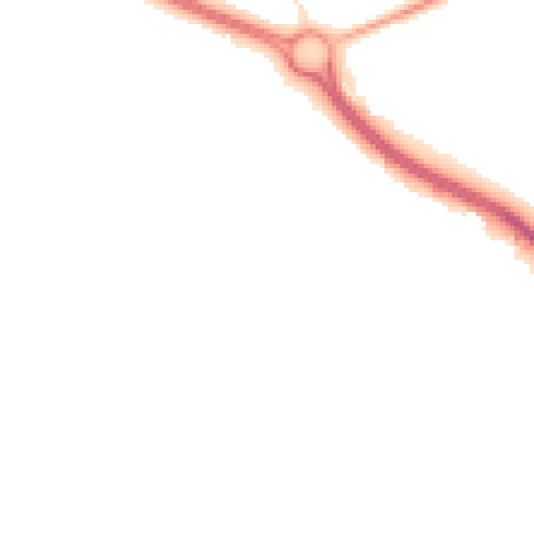 Night-time road noise heatmap for NG19 7PP