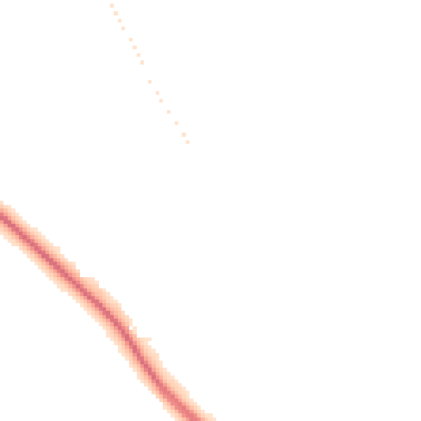 Night-time road noise heatmap for NG19 8BY