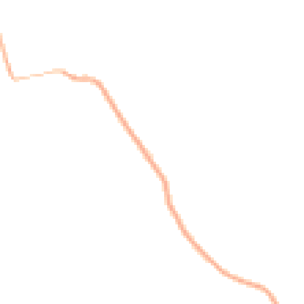 Night-time road noise heatmap for NG19 8LN