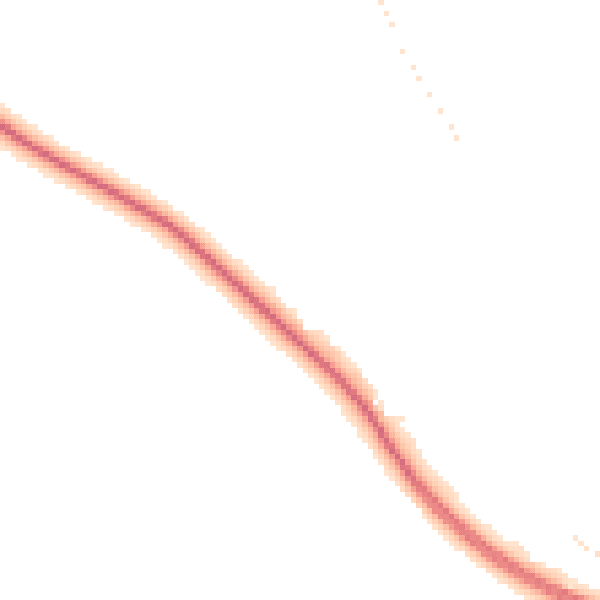 Night-time road noise heatmap for NG19 8SJ
