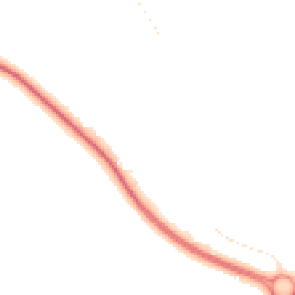 Night-time road noise heatmap for NG19 8SR