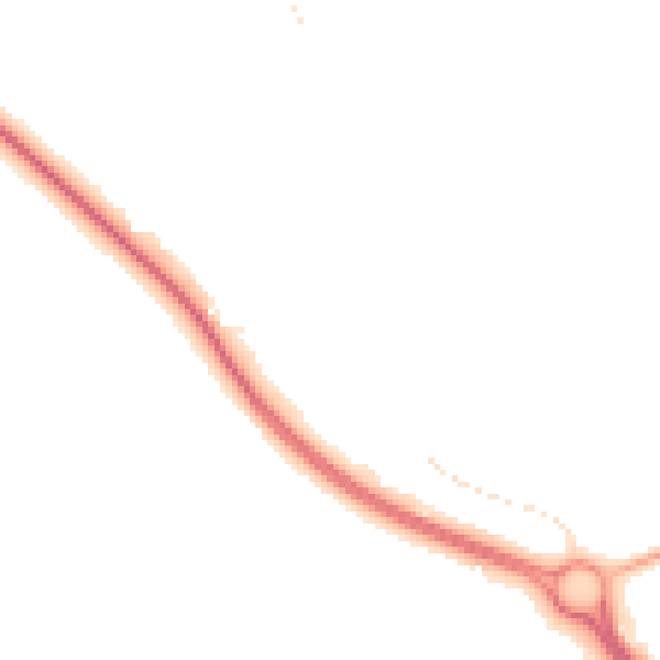 Night-time road noise heatmap for NG19 8TB