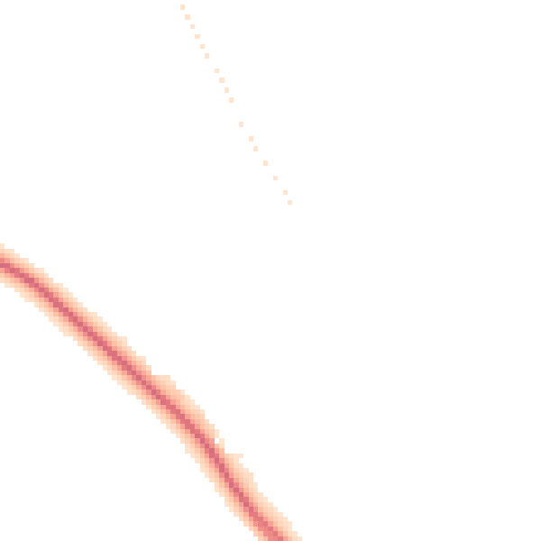 Night-time road noise heatmap for NG19 8TL
