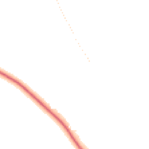 Night-time road noise heatmap for NG19 8TN
