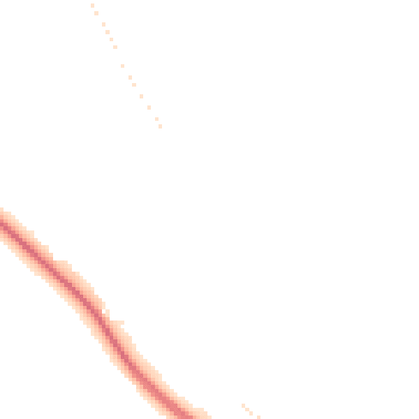 Night-time road noise heatmap for NG19 8TU