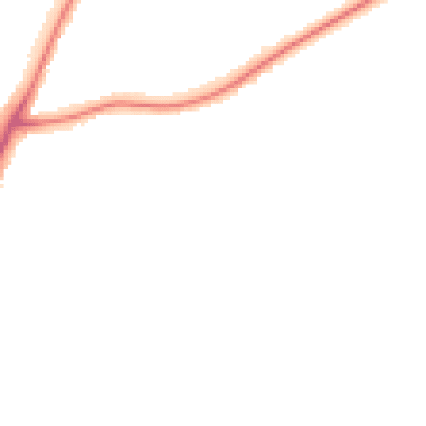 Night-time road noise heatmap for NG19 9SQ