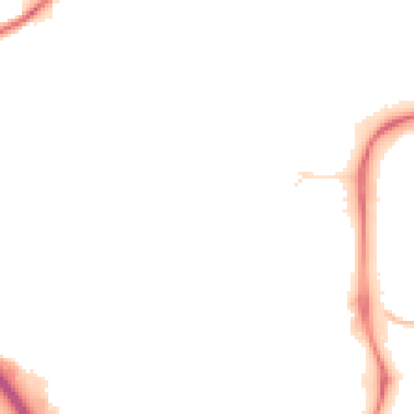 Night-time road noise heatmap for NG2 1AE