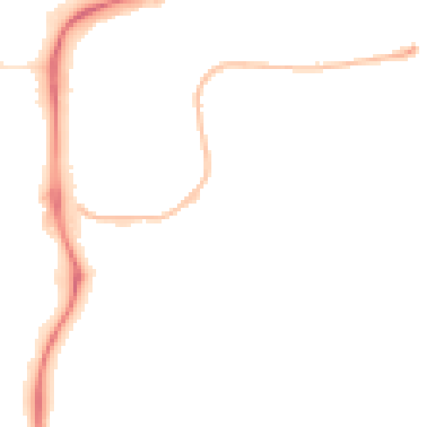 Night-time road noise heatmap for NG2 1DW