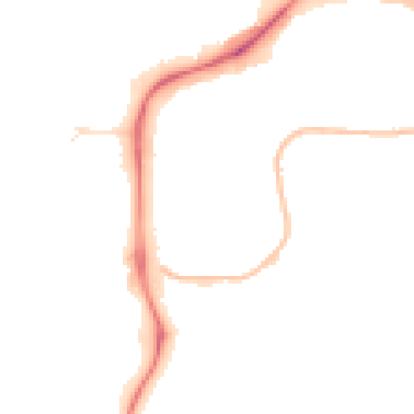 Night-time road noise heatmap for NG2 1FX