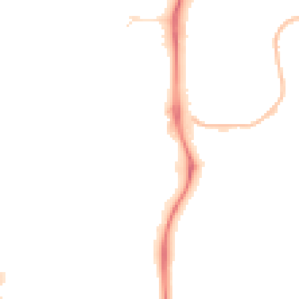 Night-time road noise heatmap for NG2 1LT